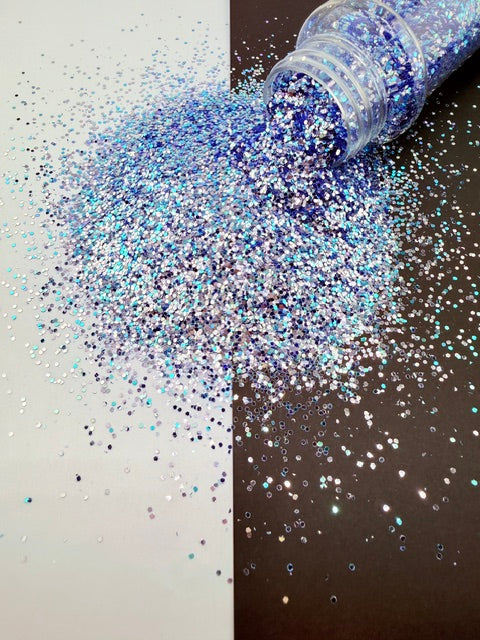 Twilight Tides- Blue Purple Mini Chunky Glitter