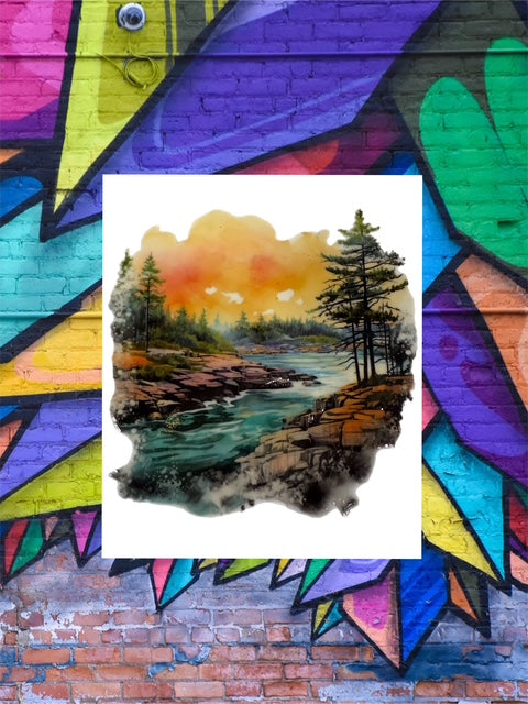 607. Scenic View Decal