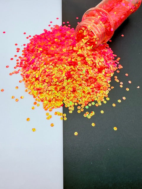 Dragonfruit Dream- Coral Pink Color Shift Chunky Glitter 12-10