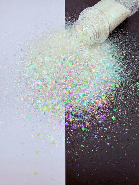 Rainbow Road- Iridescent Rainbow Chunky Mixed Glitter 5-4