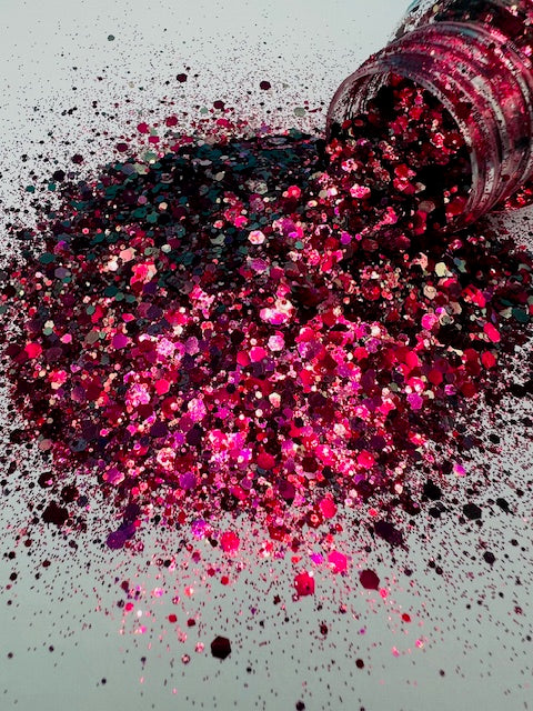 Ashanti - Pink Color Shift Custom Mixed Glitter 5-7