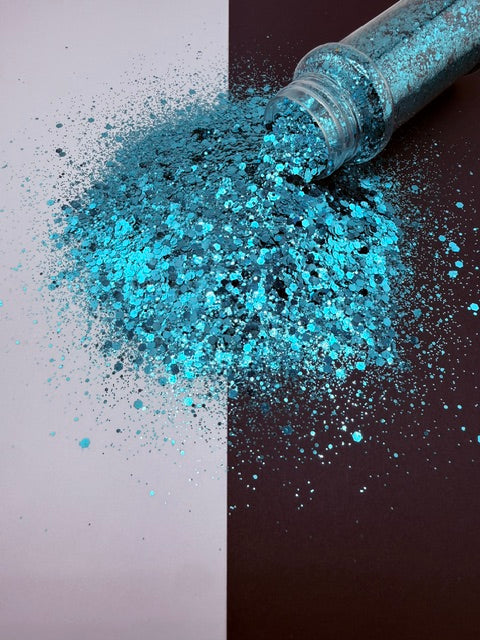 Lorelei 2- Dark Teal Chunky Mixed Glitter 12-10