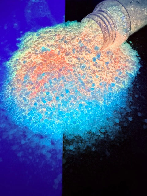 Queen Opal- Pink Peach Opal Glow Chunky Mixed Glitter