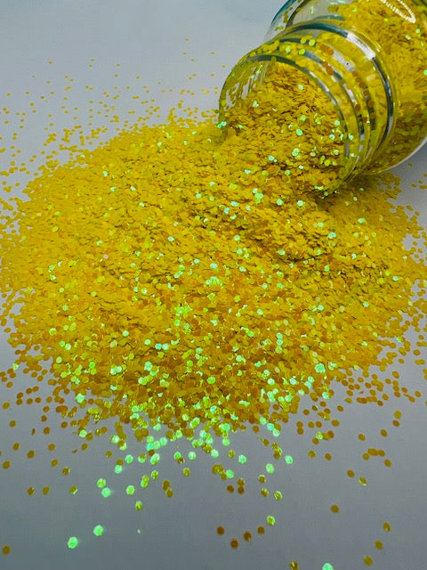 The Golden Sun - Yellow Orange Color Shift Mini Chunky Glitter 5-6