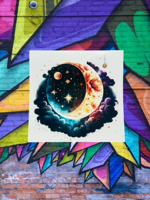 360. Moon Cloud Decal
