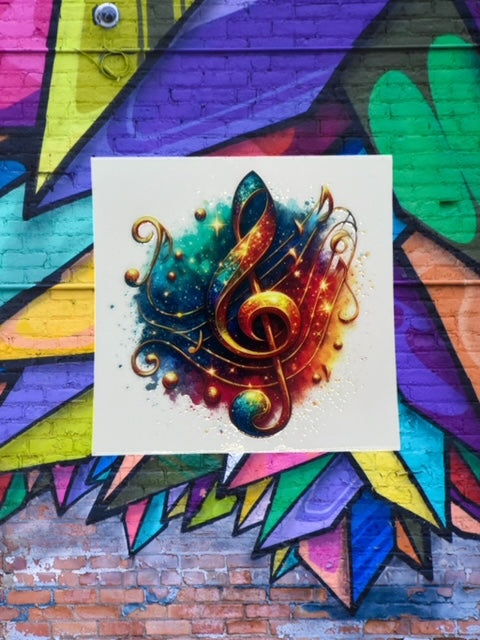 359. Music Note Decal