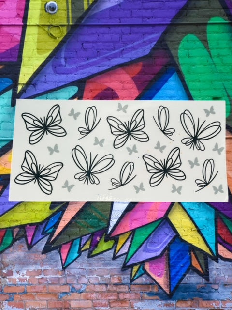 357. Butterfly Embellishment UVDTF