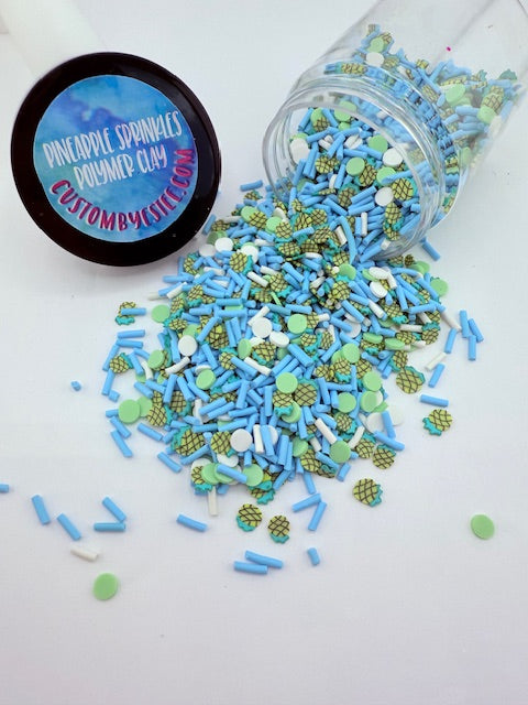 Pineapple Sprinkles - Polymer Clay Pieces 11-6