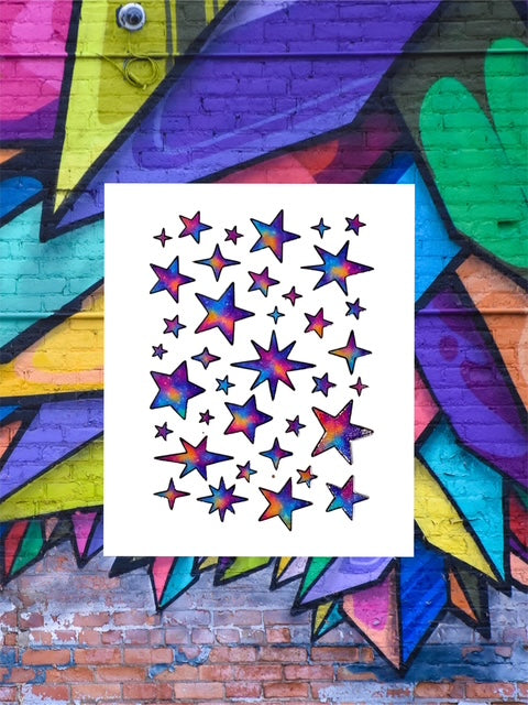 30. Galaxy Stars Decal