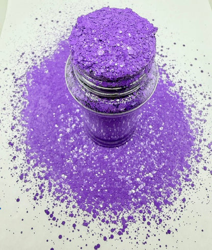 Grape Crush- Purple Chunky Mixed Glitter