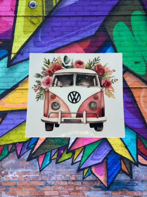 374. Boho VW Decal