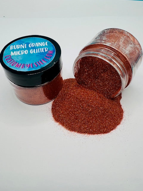 Burnt Orange Micro Glitter 6-5