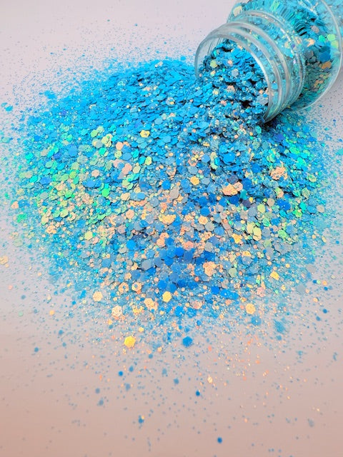 Crystal Abyss - Blue Color Shift Chunky Mixed Glitter 8-3