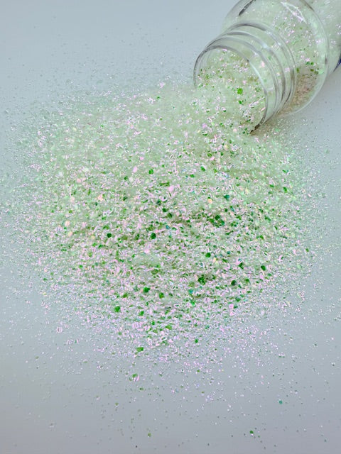 Bubble Glitter 20 - Iridescent Color Shift Mixed Bubble Glitter 6-8