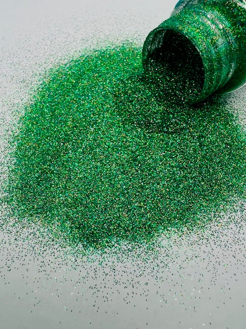 Higher Power- Fine Green Holographic Glitter 4-6