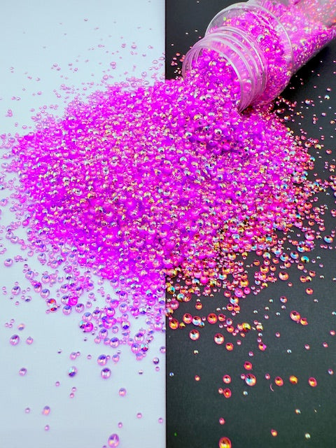 3D Pearl Glitter 12- Pink Color Shift