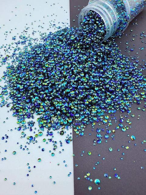 3D Pearl Glitter 13- Teal Blue Color Shift