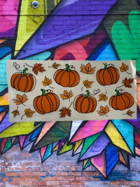 312. Orange Pumpkin UVDTF
