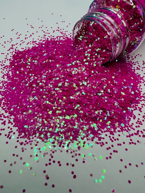 Bodacious - Pink Mini Chunky Glitter 2-7