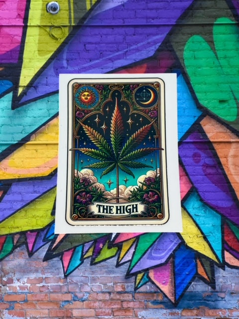 396. The High Tarot Card Decal
