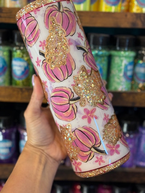 Pink and Orange Peek-A-Boo 30oz