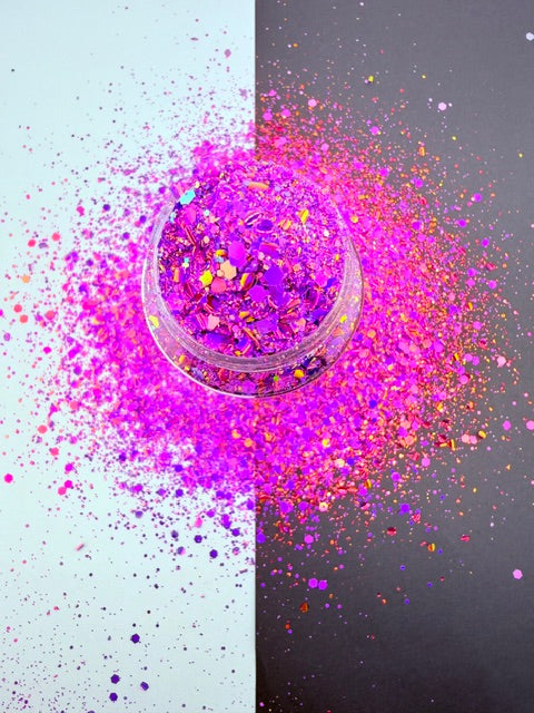 Savage Society- Deep Purple Chunky and Bubble Custom Mixed Mix