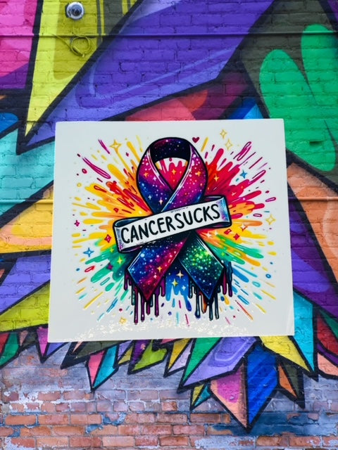 142. Cancer Sucks Decal