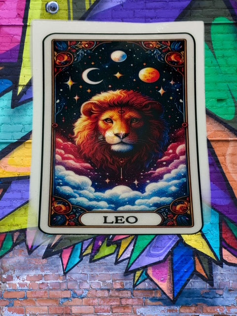 470. Leo Tarot Card Decal