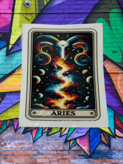 156. Aries Tarot Card Decal