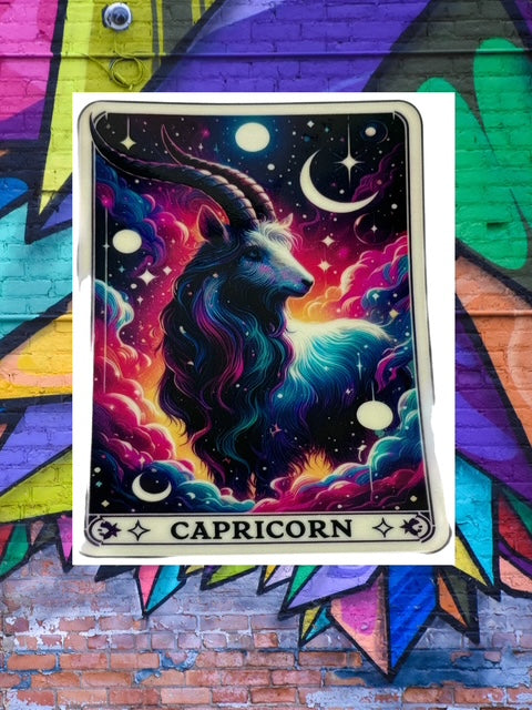 160. Capricorn Tarot Card Decal