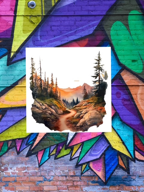 159. Nature Scene Decal
