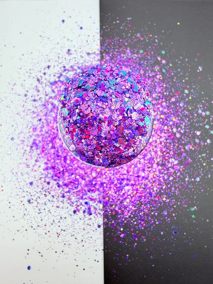 EXCLUSIVE MIX B- Purple Textured Color Shift Custom Mixed Chunky Glitter