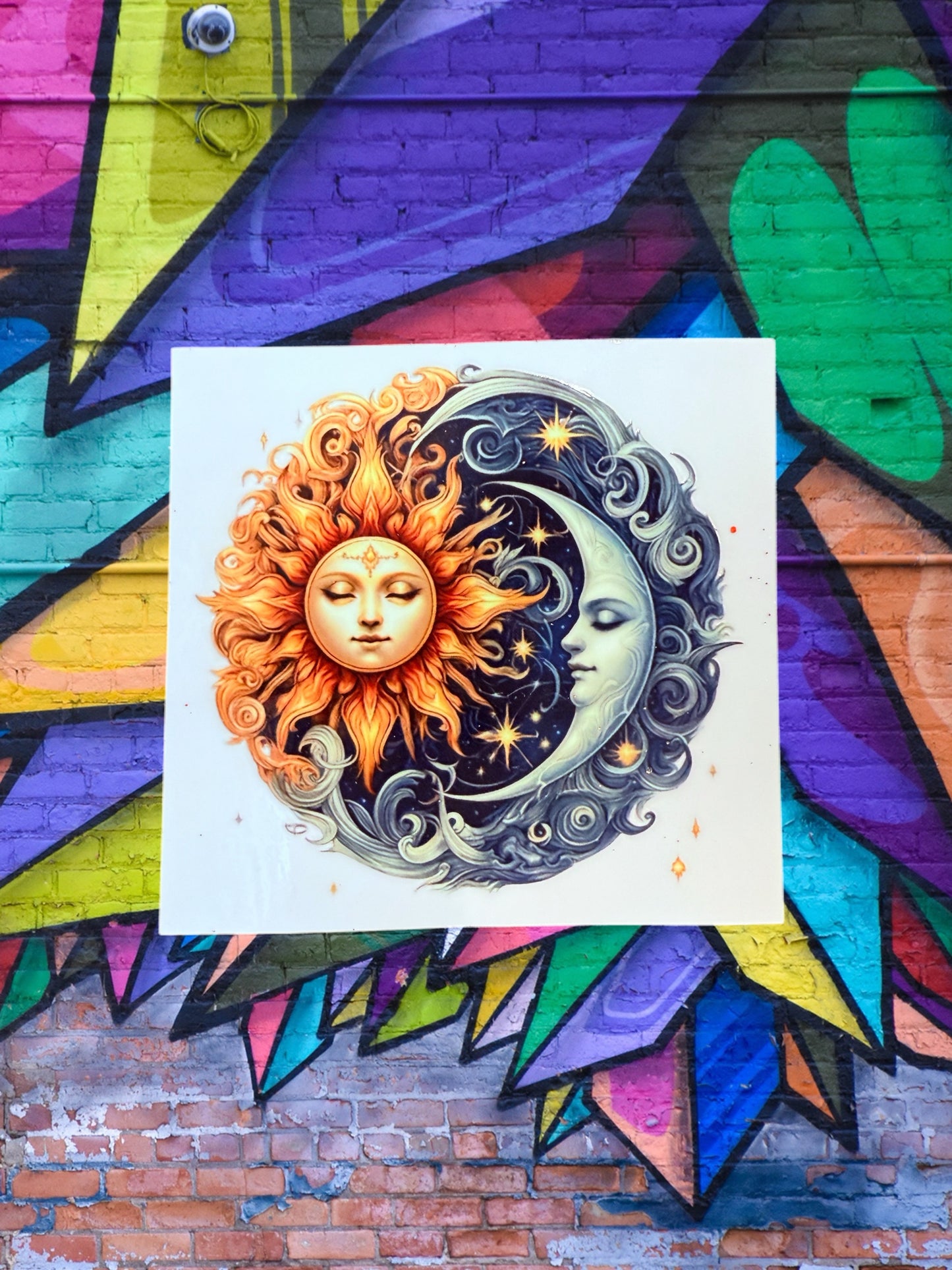 440. Sun Moon Decal
