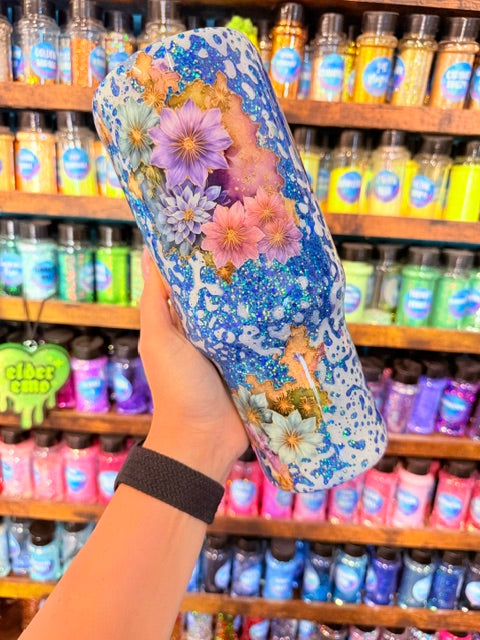 40 OZ SPILL PROOF- POWER WASH FLORAL RTS