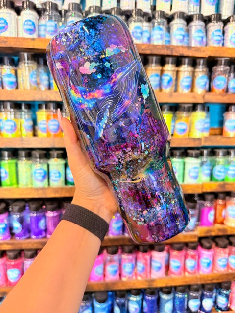 40OZ SPILL PROOF- WHALE GALAXY RTS