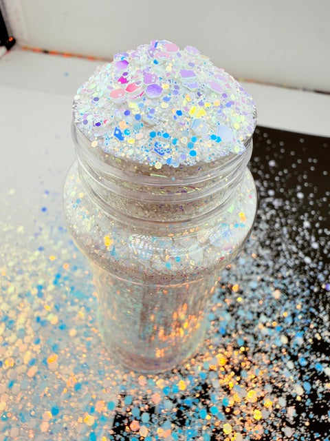Mood Swing- Blue Purple Pink Opal Color Shift Chunky Mixed Glitter