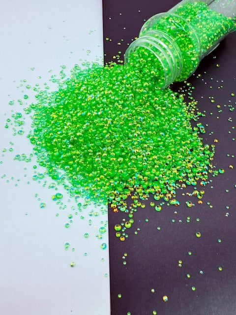 3D Pearl Glitter 17 - Color Shift Lime Green 12-3
