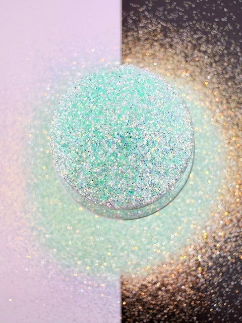 Minty Sugar- Mint High Flash Custom Mixed Fine Glitter 5-8