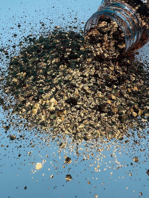 Tragic Kingdom - Textured Copper Chunky Mixed Glitter 6-2