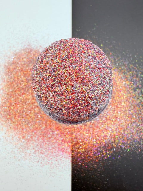 EXCLUSIVE MIX 17- GREY RED FINE GLITTER
