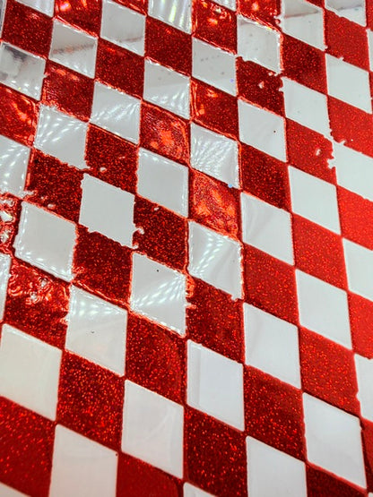 D25. ELEMENT SHEET- Distressed Red Sparkle Diamond