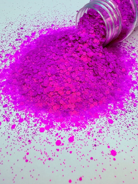 Wild Star- Purple Pearl Shimmer Chunky Mixed Glitter 2-9