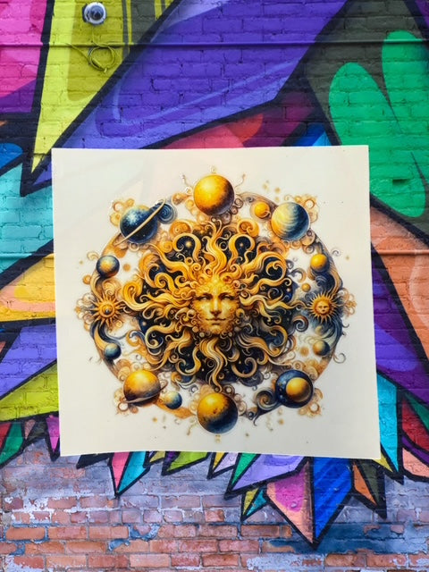 8. Celestial Planet Decal