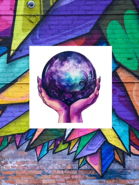 107. Crystal Ball Decal