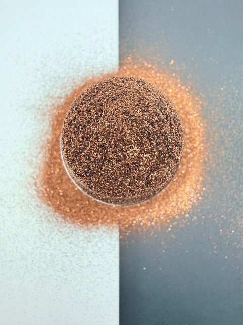 Hazelnut - Fine Football Brown Glitter 4-7