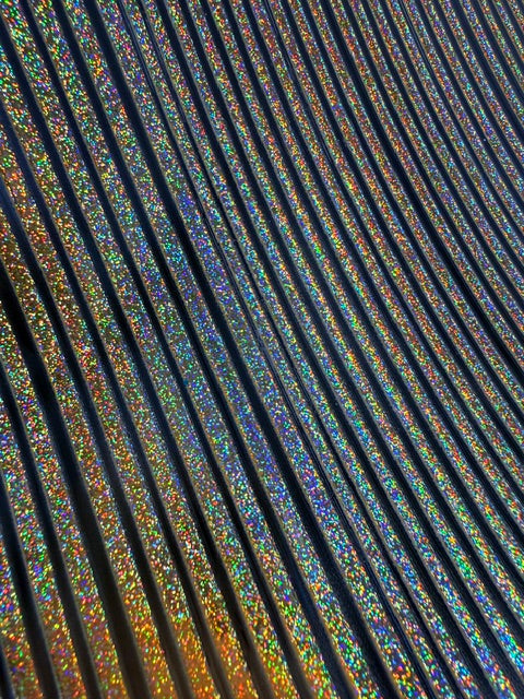 E. ELEMENT SHEET- Gold Sparkle Holographic Stripes