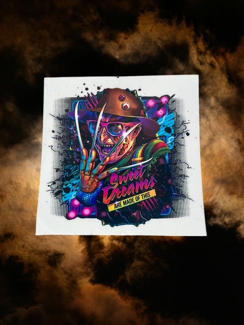 576. Sweet Dreams Freddy Decal