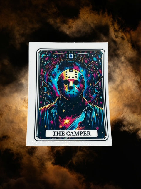 601. The Camper Jason Tarot Card Decal