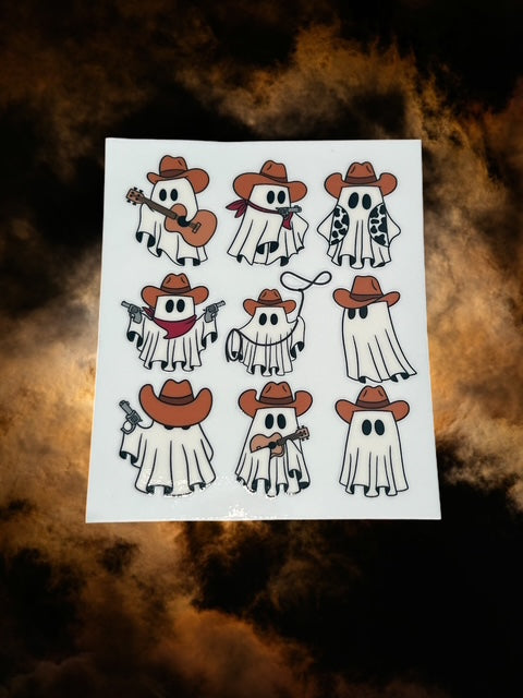577. Western Ghost Embellishment Decal
