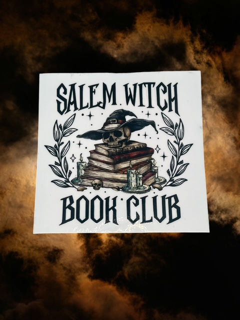573. Salem Witch Book Club Decal